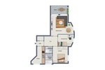 3-Zimmer-Wohnung Süd-Westbalkon Stellplatz Neumühler See Ruhige Wohnlage - Etagenwohnung Schwerin Friedrichsthal | Angebot:27071385
