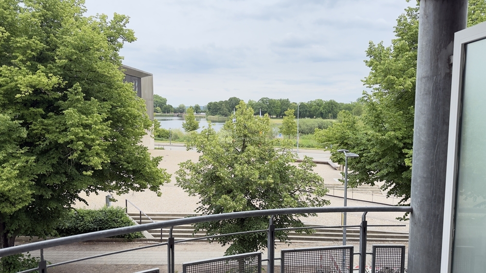 Die Balkon Aussicht