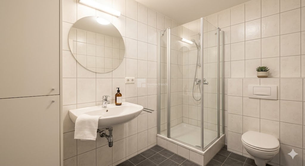 Dusche + Gäste WC