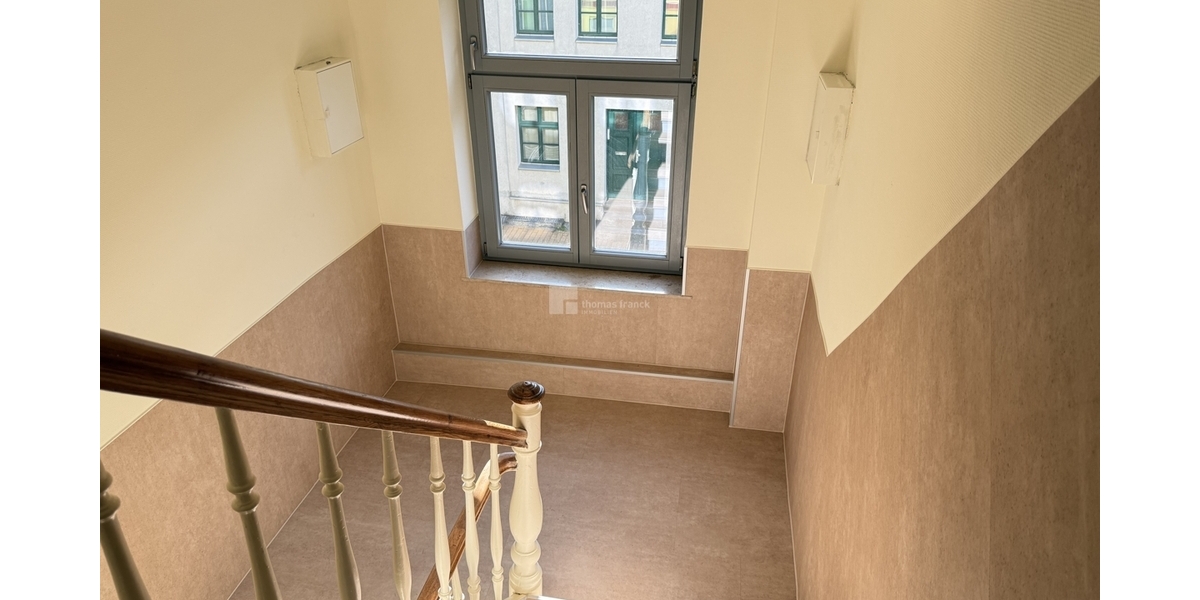Im Treppenhaus von oben