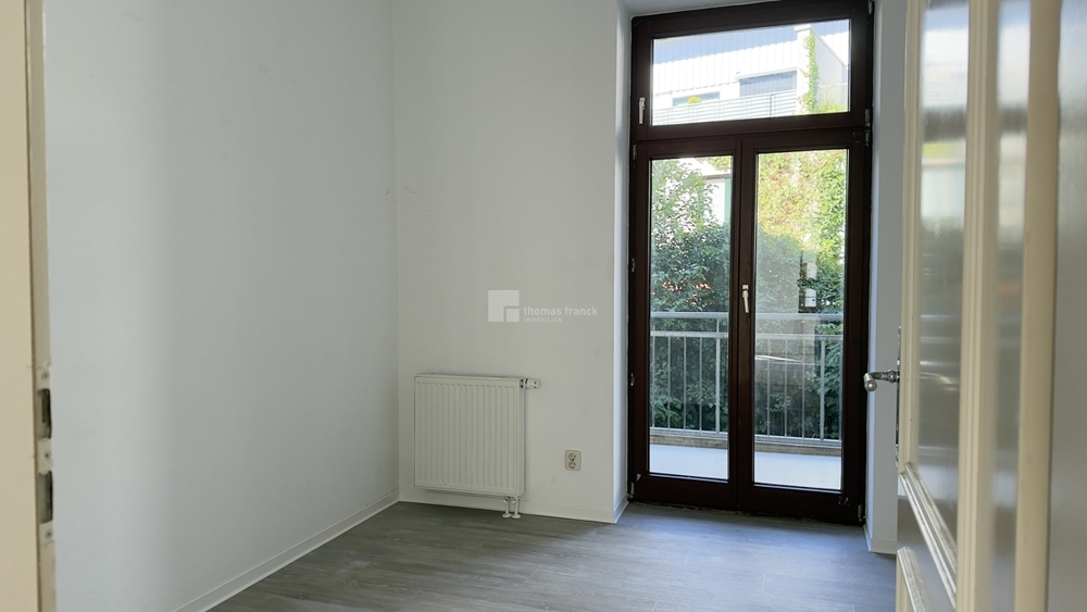 Das Balkonzimmer vom Flur aus gesehen